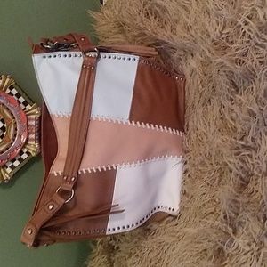 The Sak Silverlake Patchwork Leather Shoulder Bag